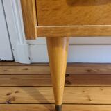 Vintage chest of drawers with spindle legs