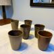 Lot de 6 gobelets vintage — Grès Pots Digoin