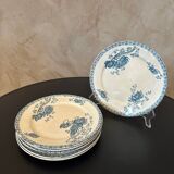 6 assiettes Sarreguemines
