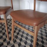 Scandinavian style chairs and wood