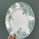 Series of 8 Terre de Fer 1900 soup plates in Onnaing earthenware