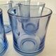 5 transparent blue Duralex mugs – French manufacturing