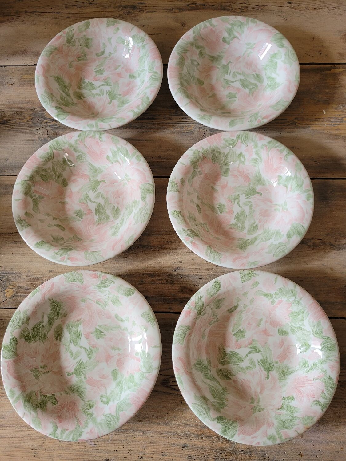Ensemble de 6 assiettes italiennes