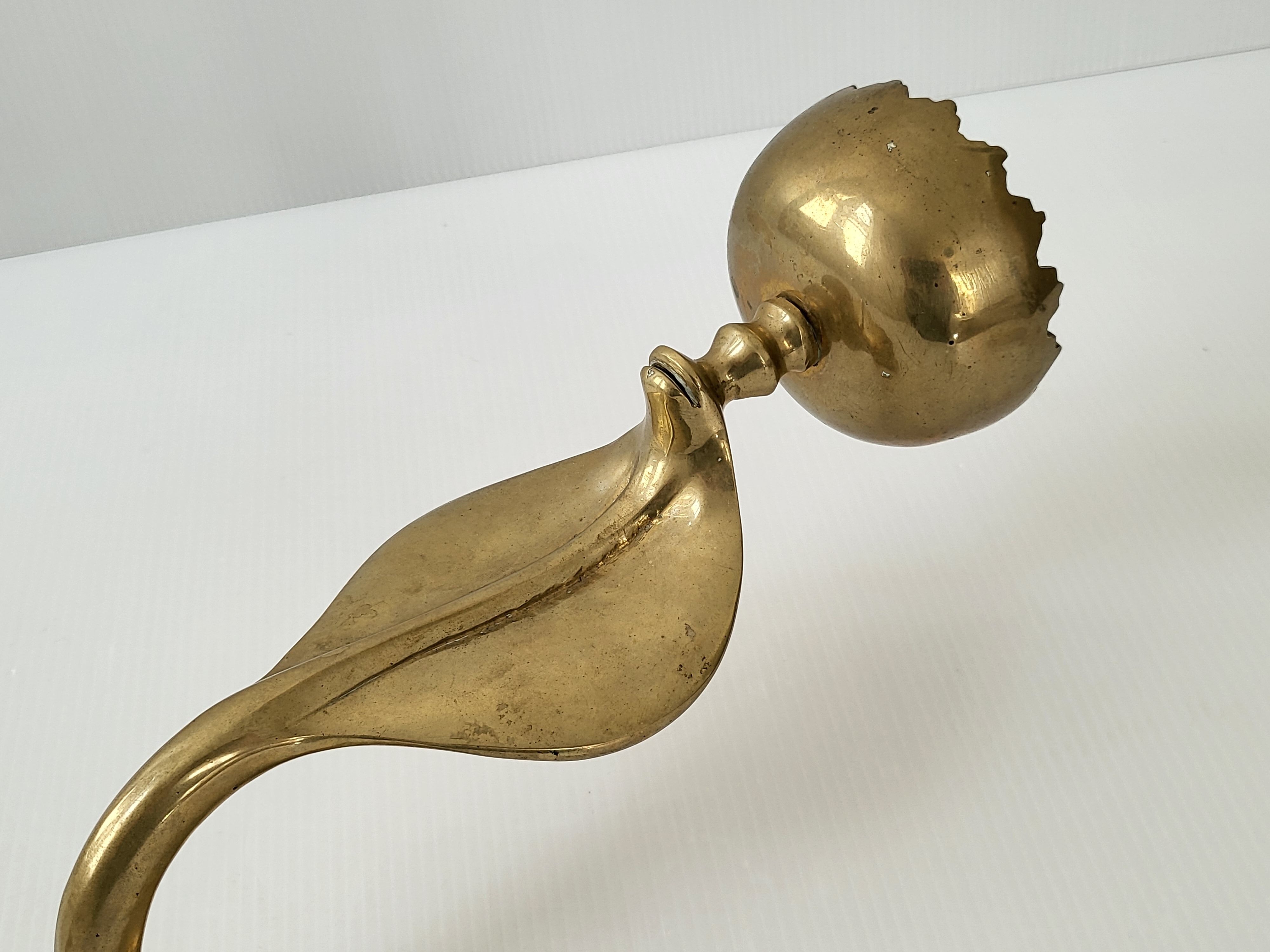 Wall candle holder cobra 76cm vintage 1970