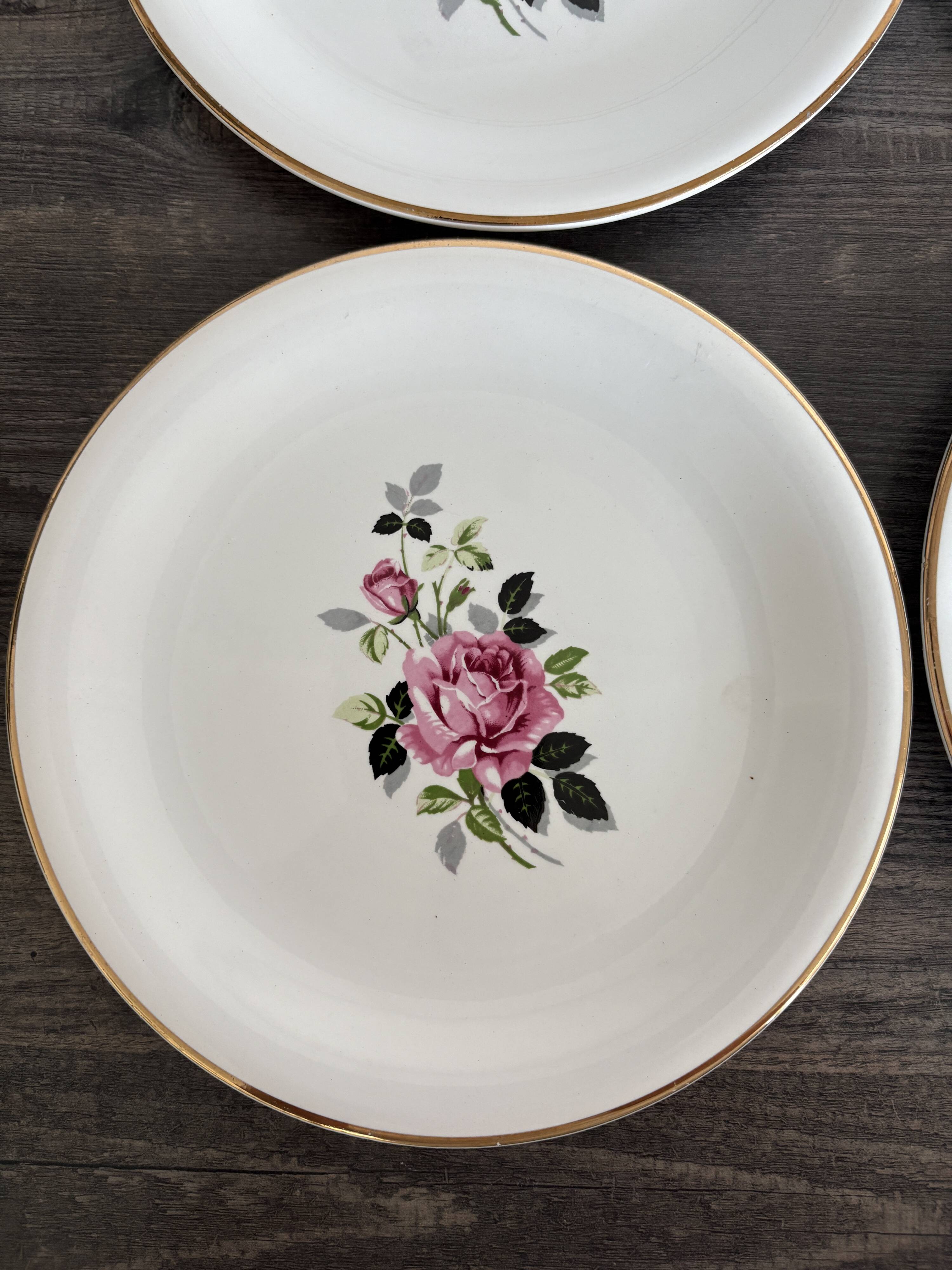 6 Amandinoise dessert plates