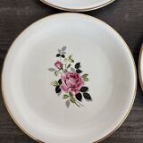 6 Amandinoise dessert plates