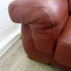 Leather sofa, 2 seats, Roche-Bobois brand