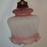 Vintage pink pendant light