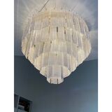Lustre "diamant" en verre de Murano