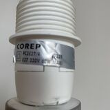 Shabby chic grey table lamp
