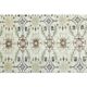 1970s Vintage Turkish Handmade Wool Beige Oversized Area Rug 208x295