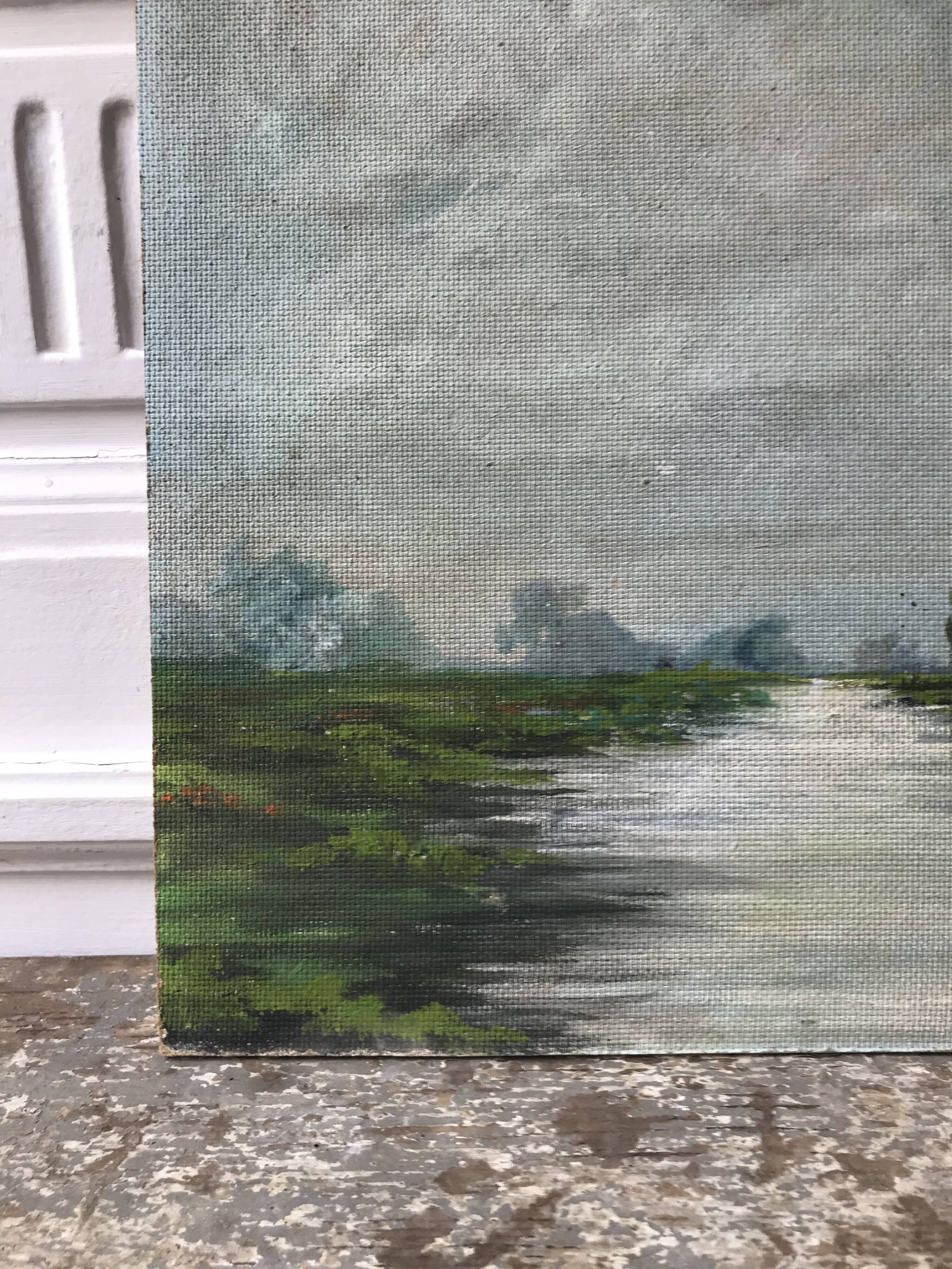 Landscape oil painting
