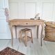 Antique oak side table in Louis XV style