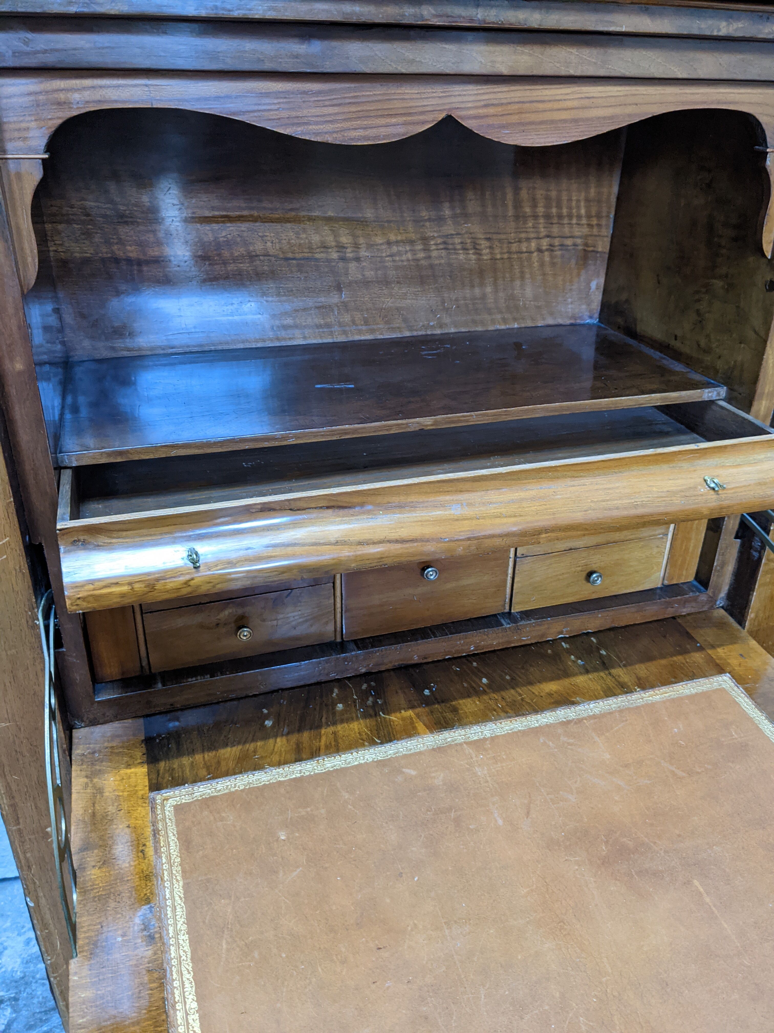 Early twentieth century writing desk with secret cache