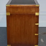 Vintage Military Campaign Desk with Brass Fittings