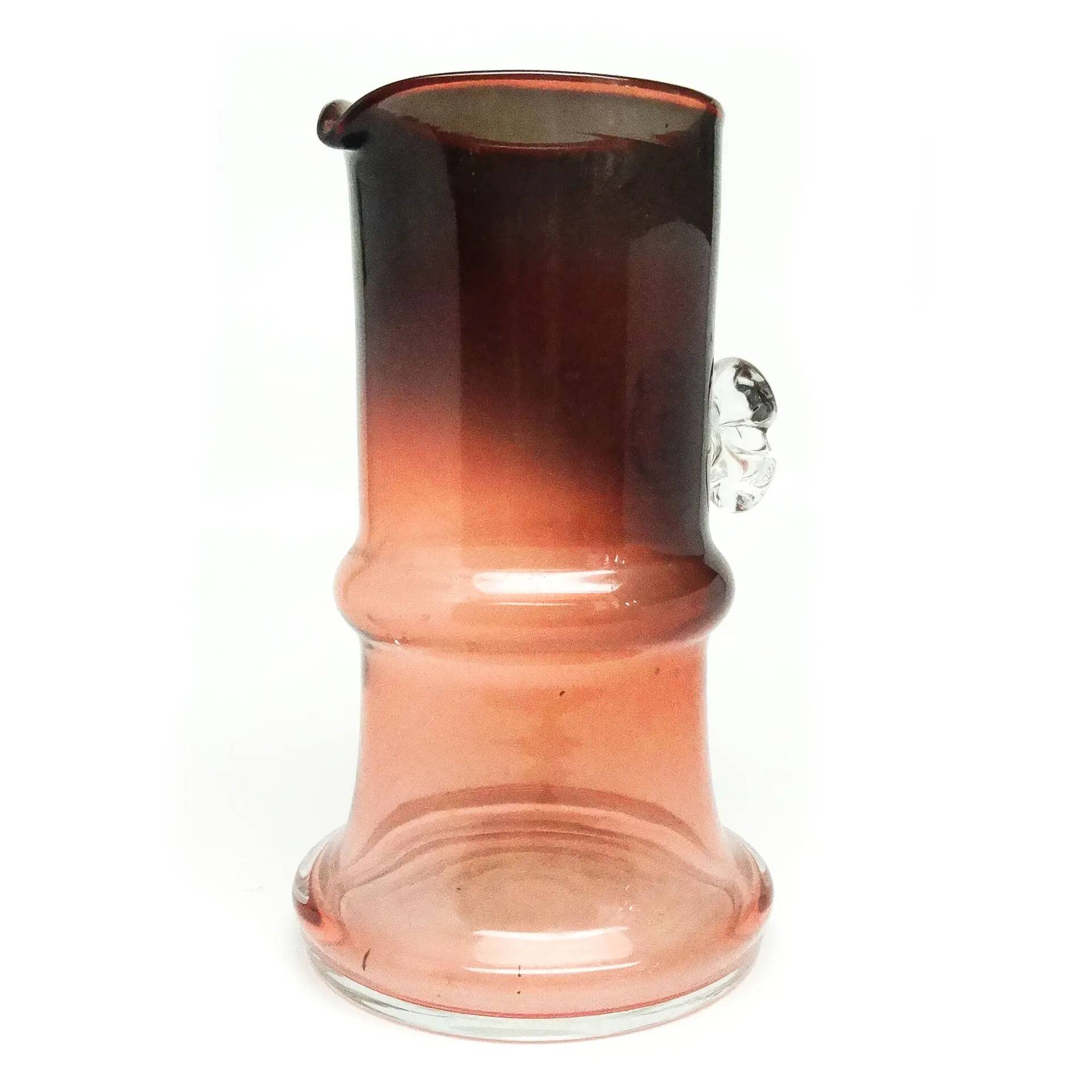Vase, Polish modernism, glass, HSG Tarnowiec, Poland, 1970s