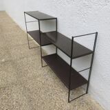 Modular wall string shelf in metal 50s 60s