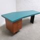 'Boomerang' ultra-rare desk by Jos De Mey for Van Den Berghe-Pauvers, 1960s.