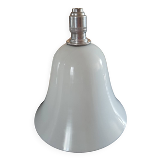 Antique albalite opaline glass pendant