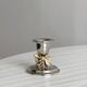Pair of small antique metal candlesticks
