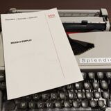 AEF Olympia Splendid typewriter from the 80s