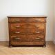 Commode ancienne en bois massif / Style Louis-Philippe - 4 tiroirs