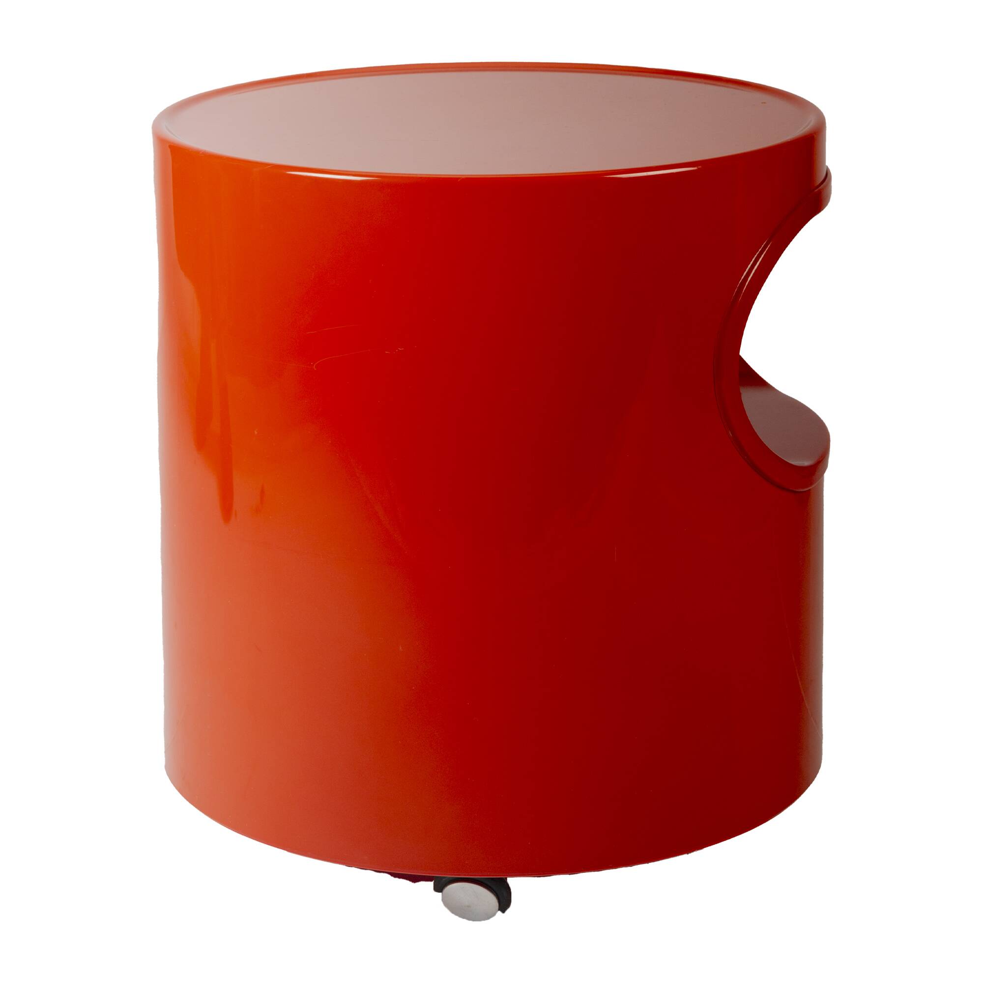 Red Giano Giano Vano Side Table by Emma Gismondi for Artemide