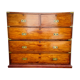 Commode de bateau en teck XIXe en deux parties