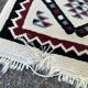 Pair of hand-knotted Berber Persian rugs in wool 81x131 cm