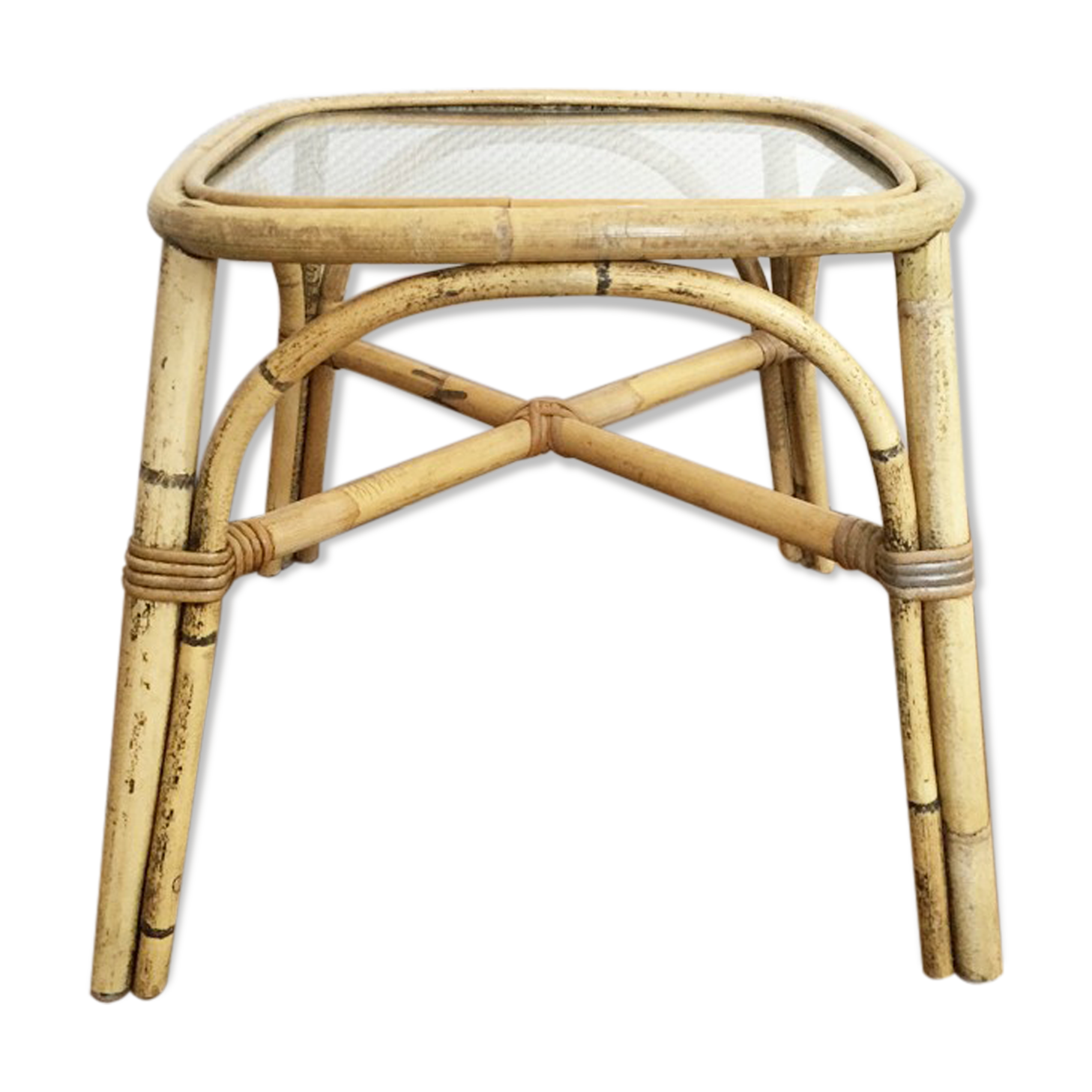 Ikea rattan table, 1960