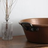 Hammered copper basin