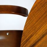 Restored Bauhaus Tubular Steel Round Table And 4 Chairs By M. Stam, 1930s