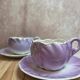 2 large breakfast/chocolate cups K&G Lunéville with saucers