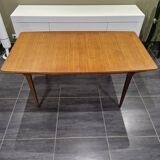 Scandinavian extendable teak table, 1970s