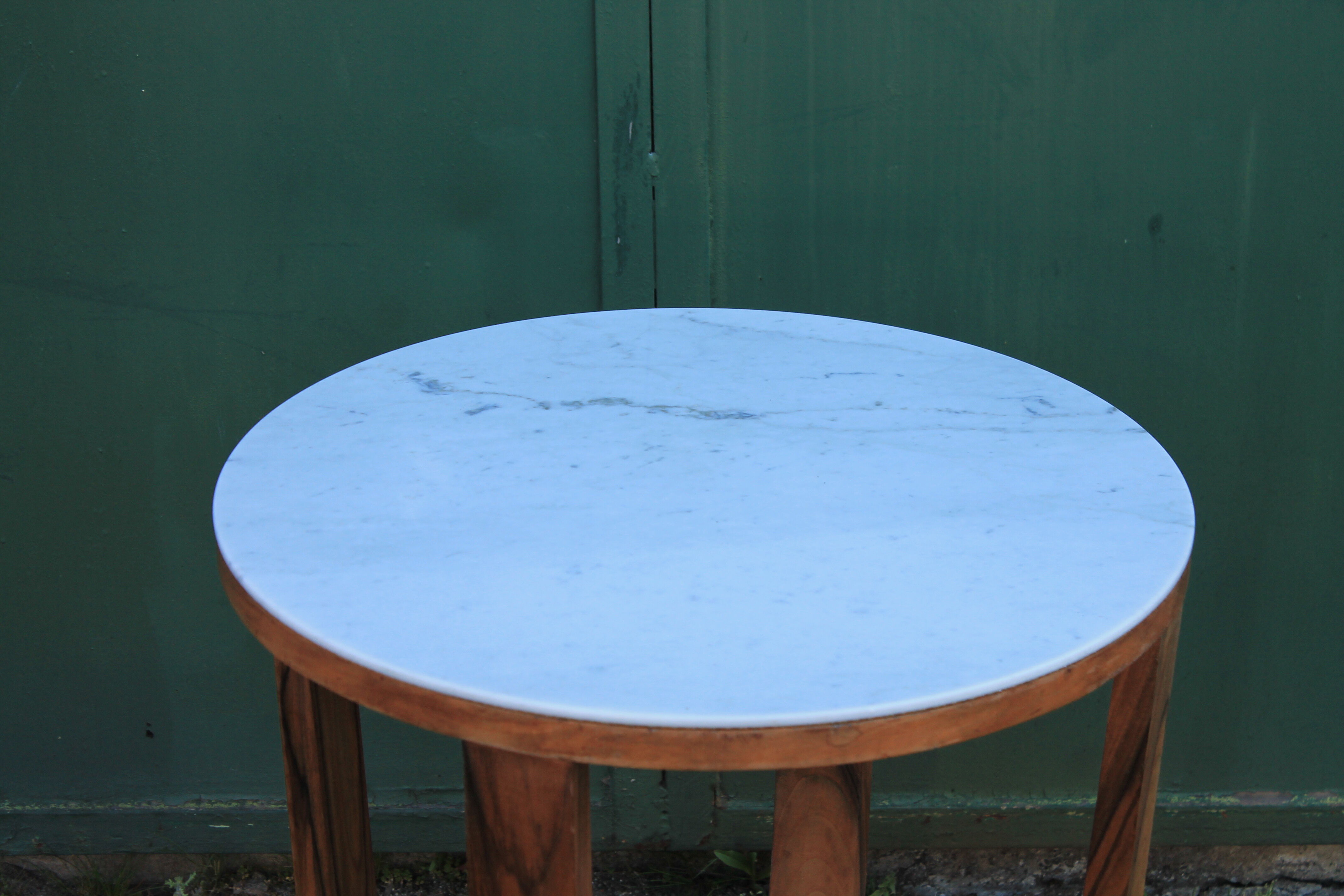 Coffee table with marble tray