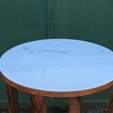 Coffee table with marble tray