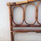 Vintage rattan bamboo headboard