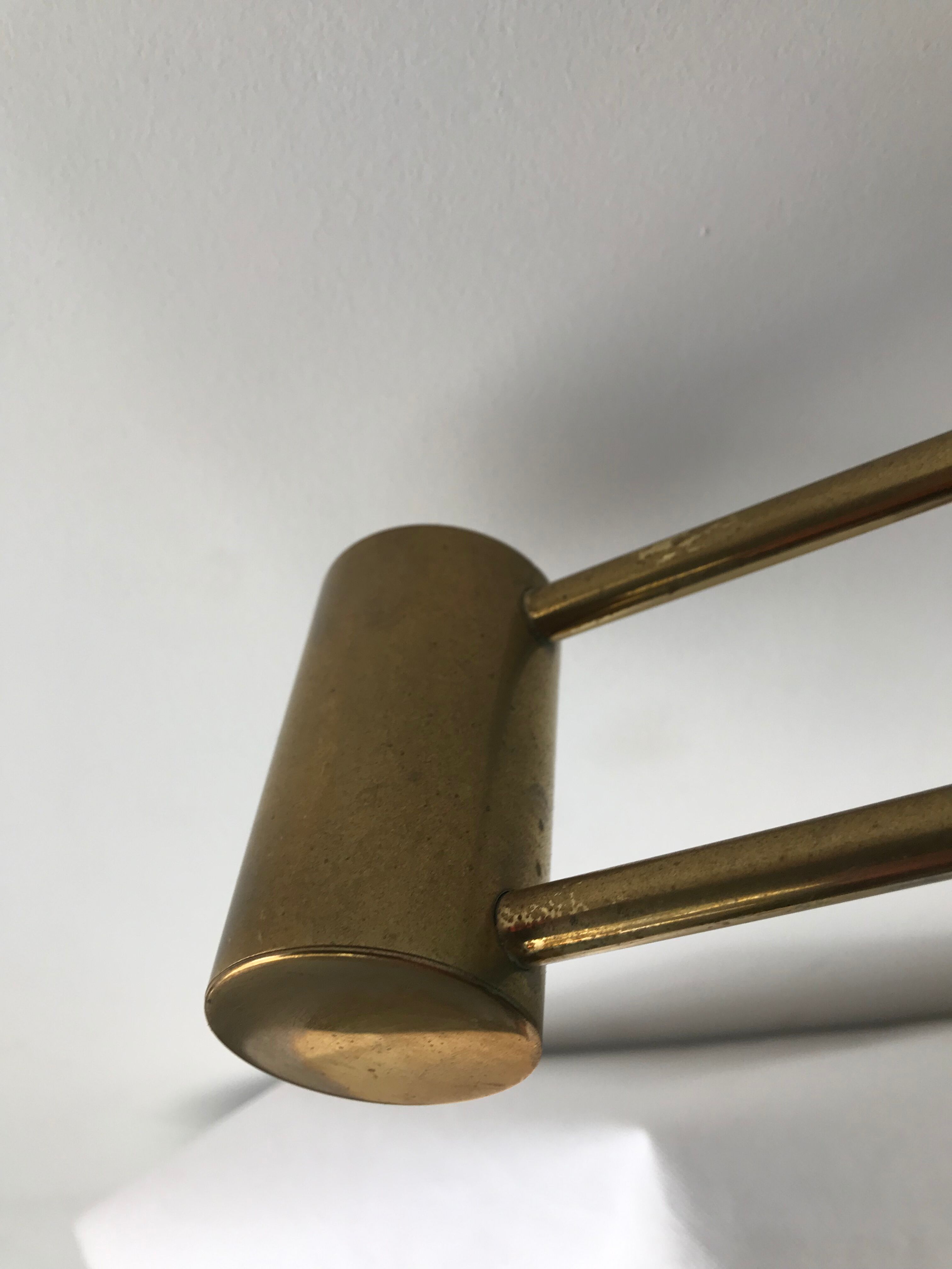 French brass pendulum lamp