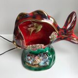 Lampe poisson Vallauris années 70