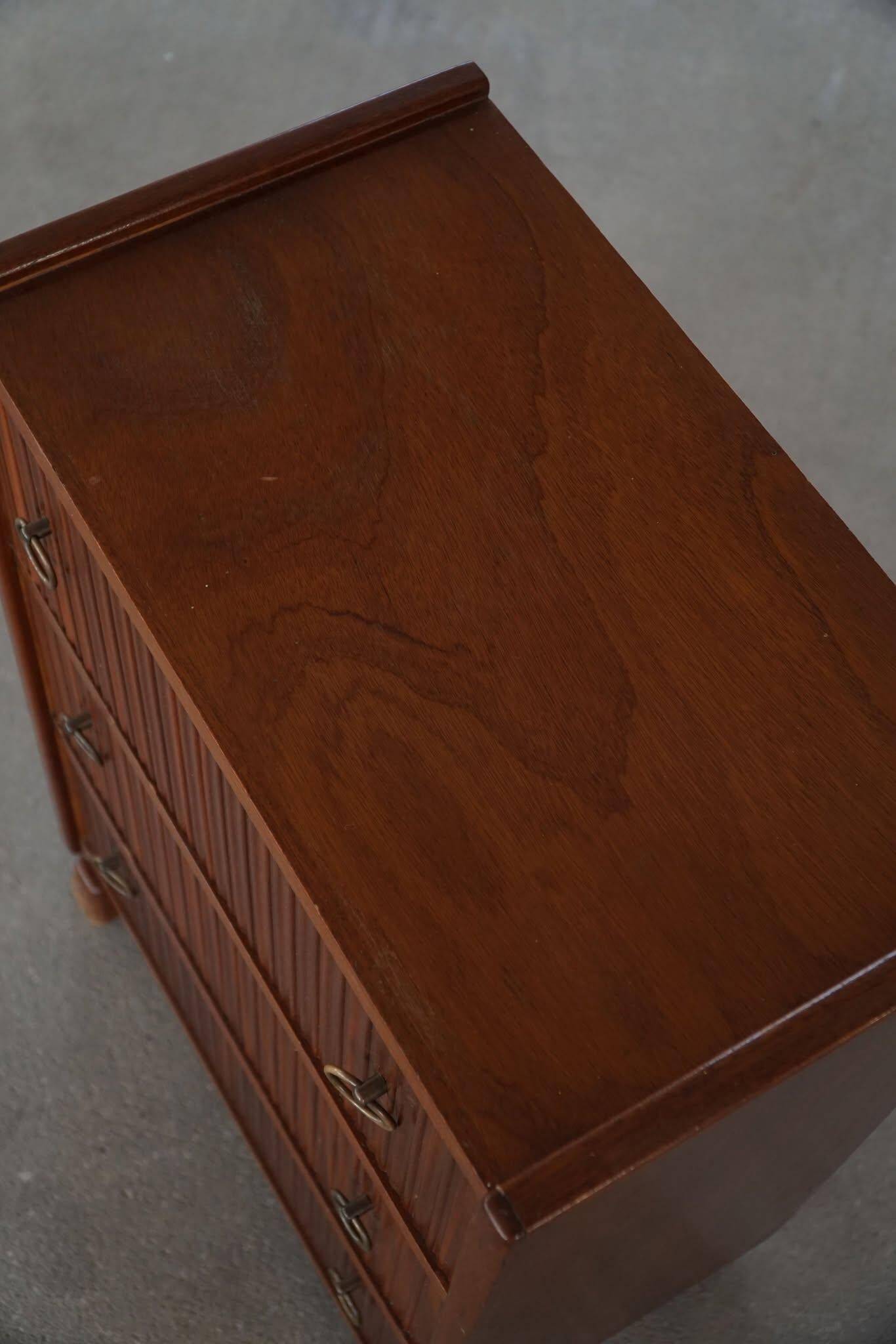 Modern Danish, Mahogany Commode, Frits Henningsen, 1940s
