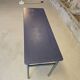 Double school desk with school bag holder