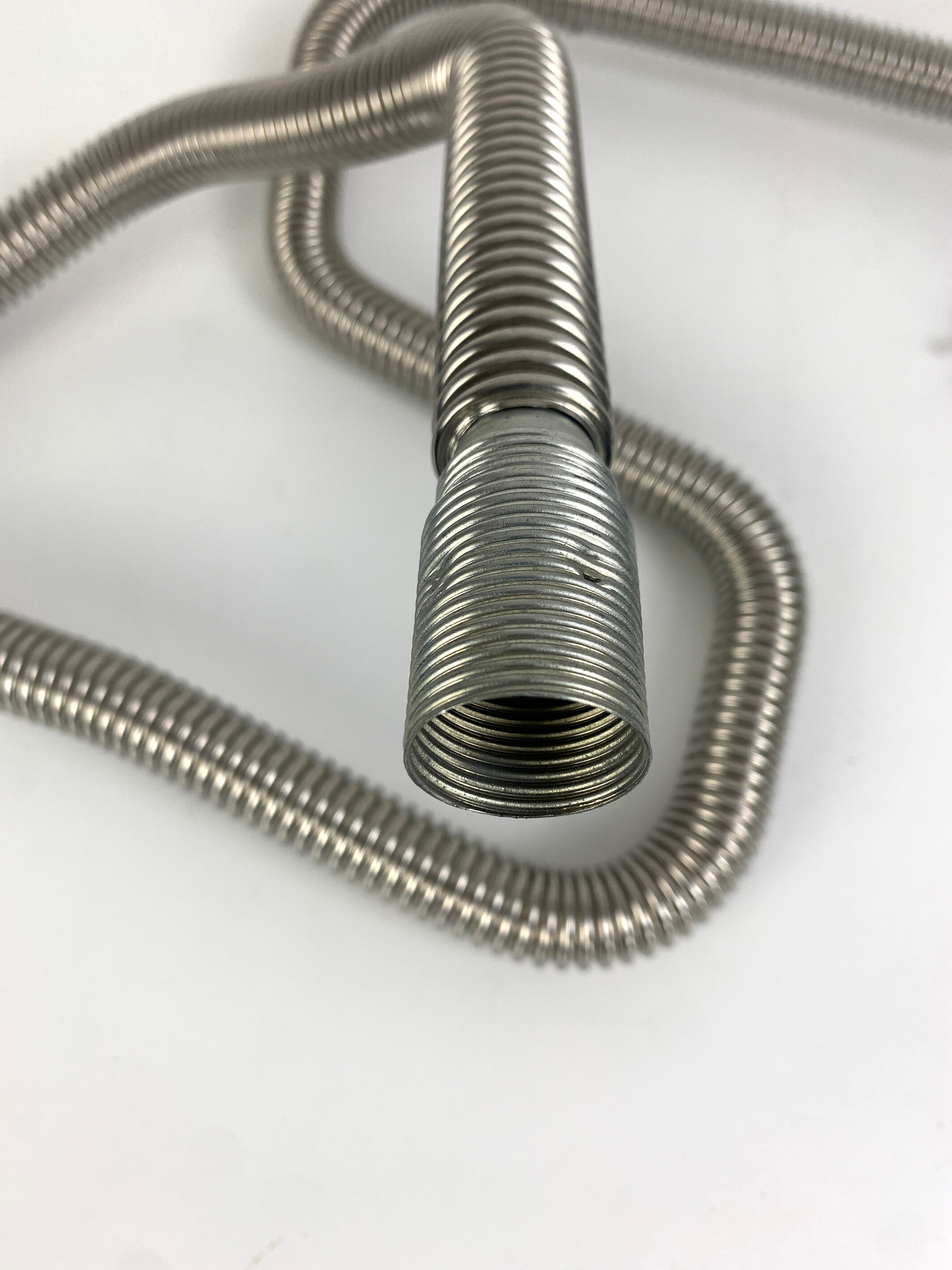 Table lamp snake minimalist flexible tube cobra chromed metal