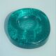 Kosta Boda art ashtray solid glass emerald circa 1970