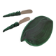 Beurrier barbotine coquillage et ses deux couteaux