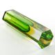 Sommerso vase, Murano glass, designed by F. Poli, Italy, 1950s