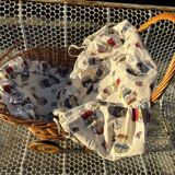 Vintage rattan pram
