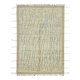 Handwoven Turkish Rustic 212 cm x 311 cm Beige Wool Carpet
