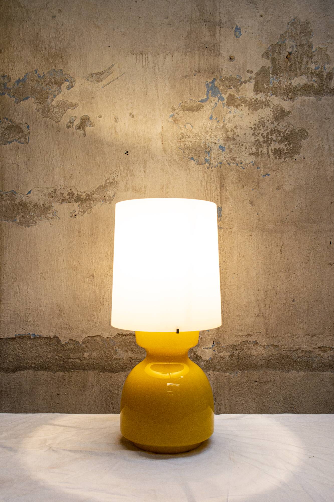 Italian Table Lamp in Murano Glass from Vistosi, 1960s