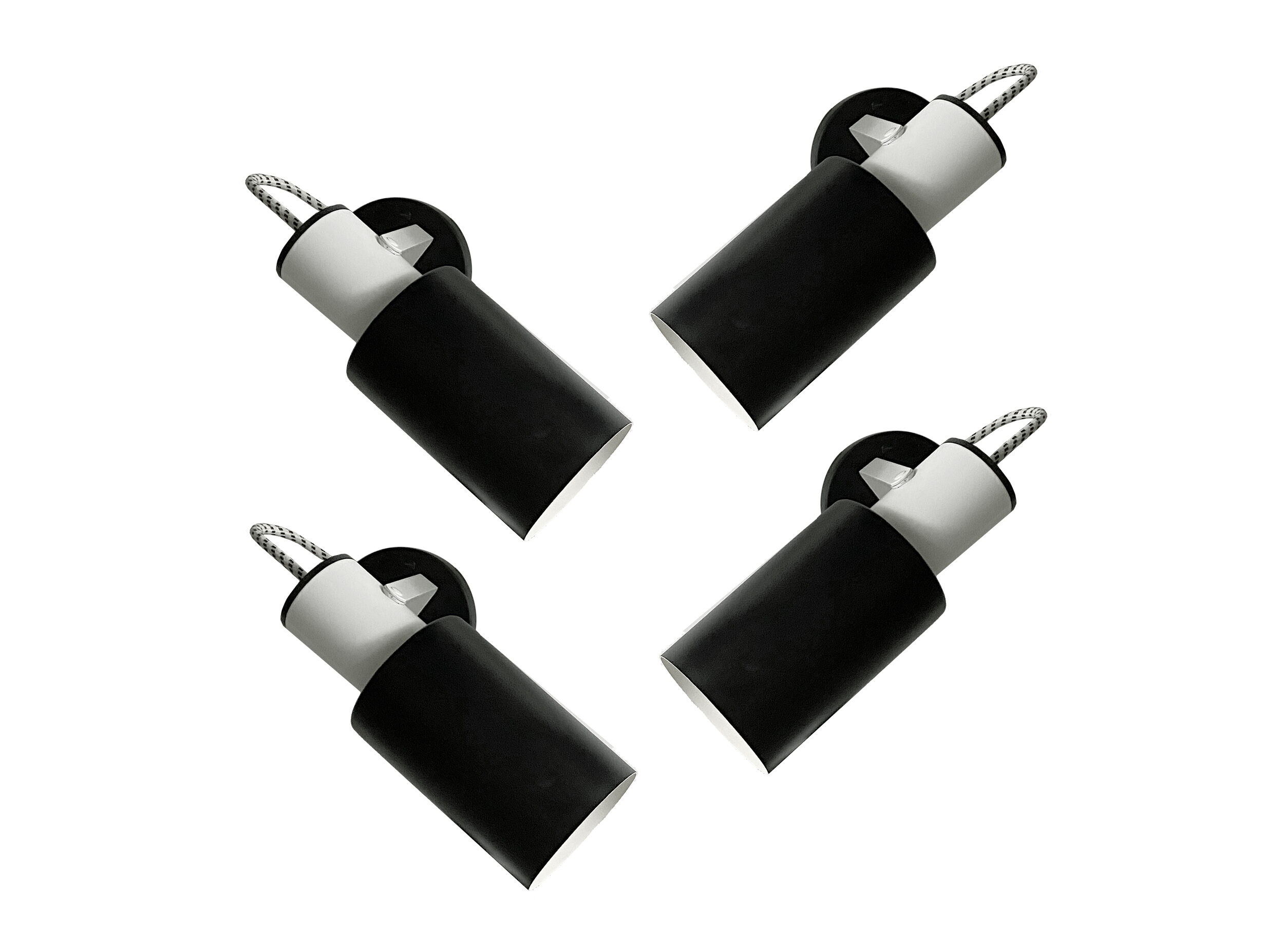 4 vintage Lita wall lights, 1960s