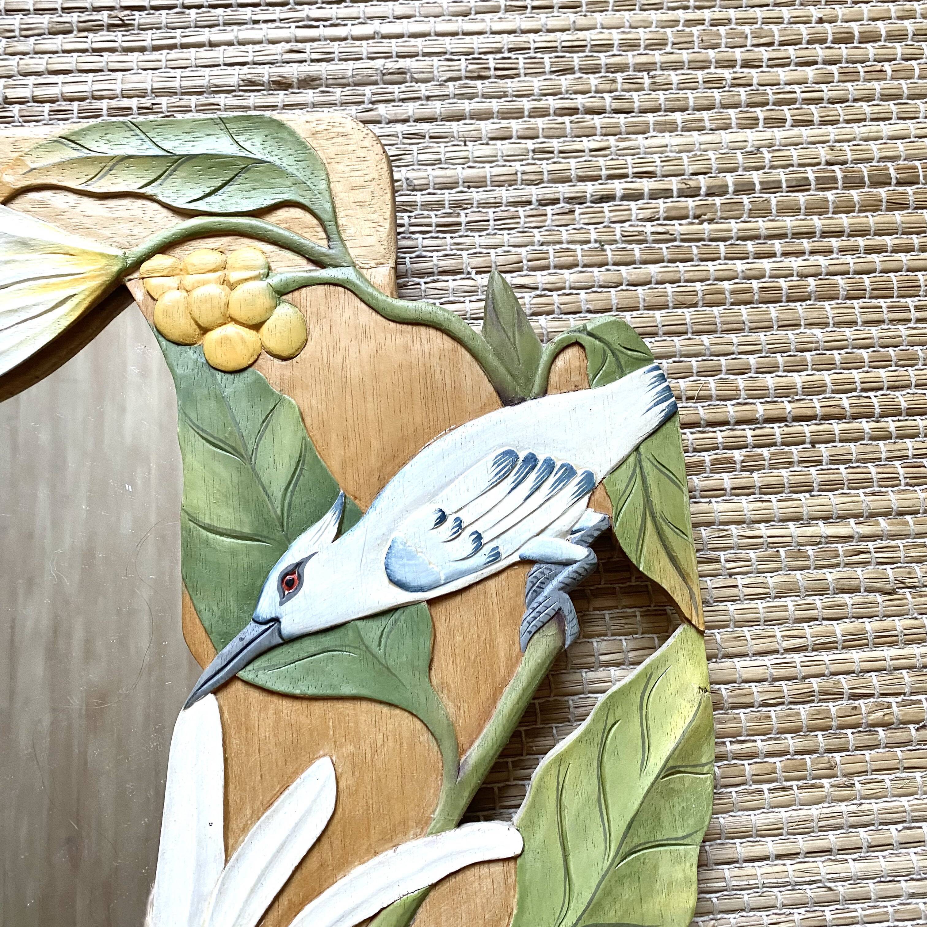 Exotic vintage mirror